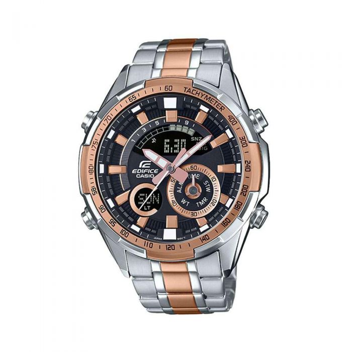 Đồng Hồ Casio ERA-600SG-1A9VUDF Nam Chronograph Lịch Thứ Ngày 47mm