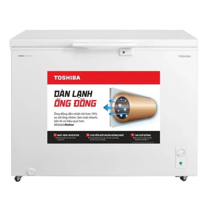 Tủ đông Toshiba Inverter 293 lít GR-RC390CM-PMV(01)